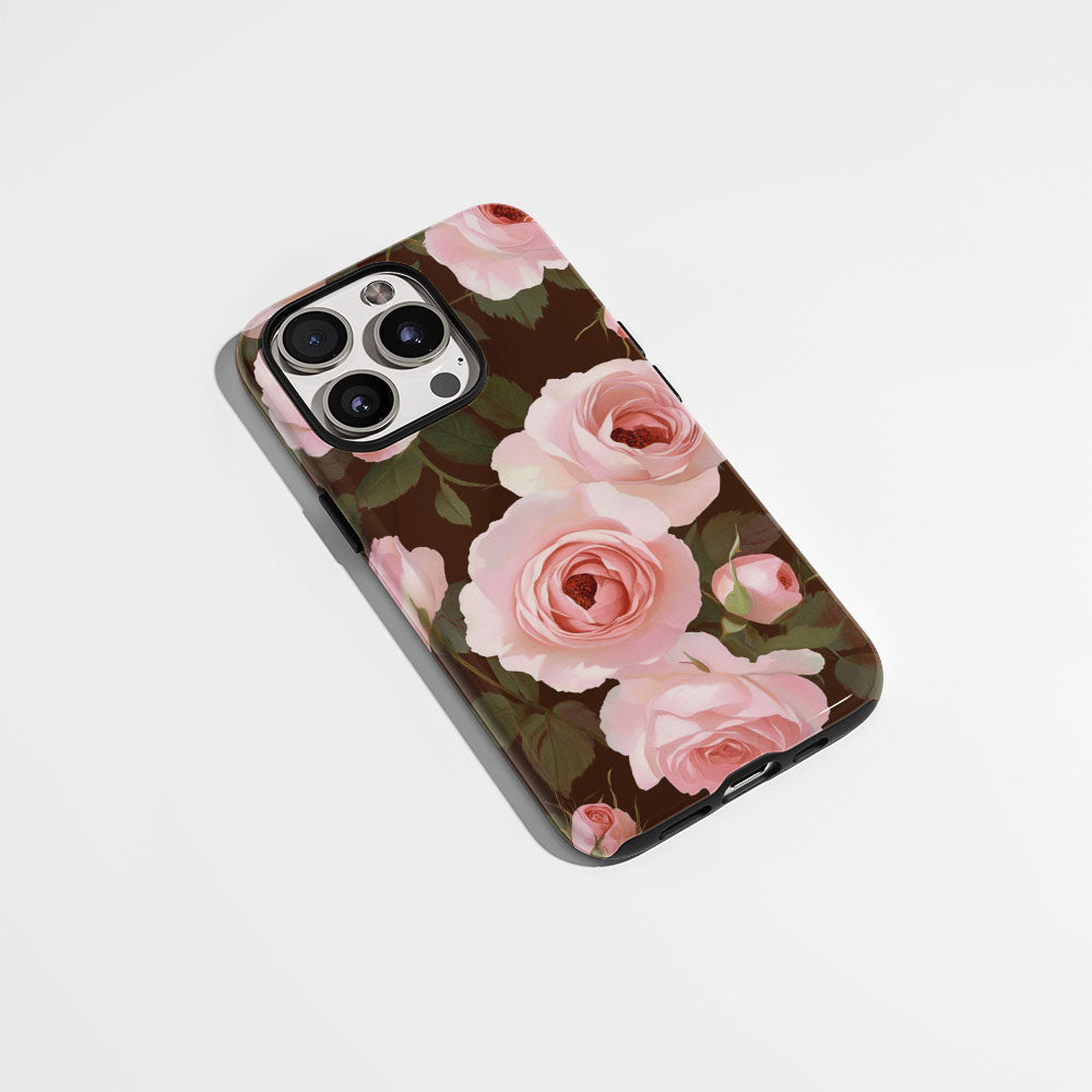 Double-Layer Semi-Handprinted Tough Matte iPhone Case