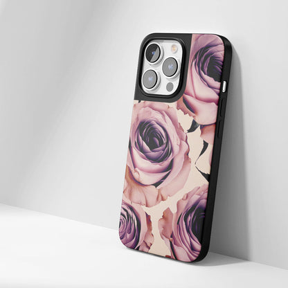 Industry-Level Tough Matte Pink Rose iPhone Case