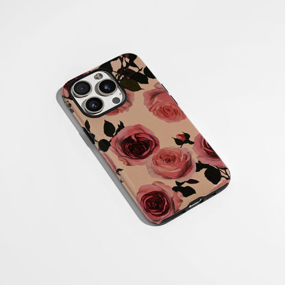 Double-Layer Semi-Handprinted Tough Matte iPhone Case