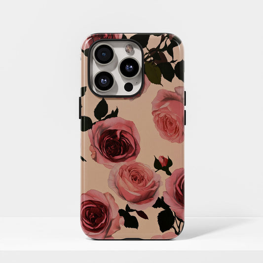 Double-Layer Semi-Handprinted Tough Matte iPhone Case