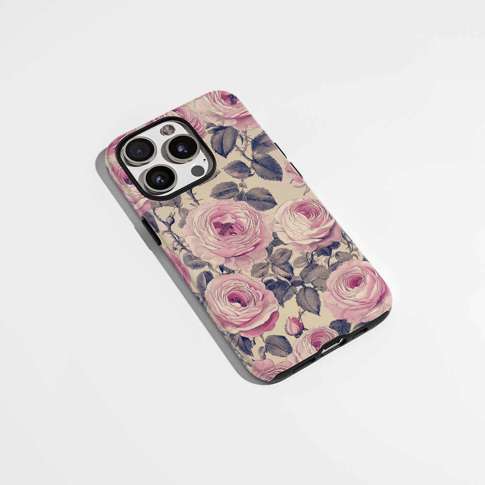 Double-Layer Semi-Handprinted Tough Matte iPhone Case