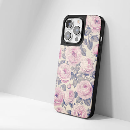 Industry-Level Tough Matte Pink Rose iPhone Case