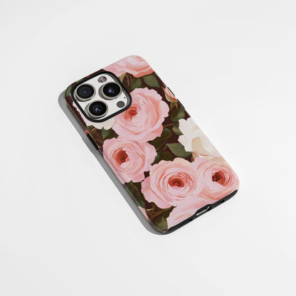 Double-Layer Semi-Handprinted Tough Matte iPhone Case