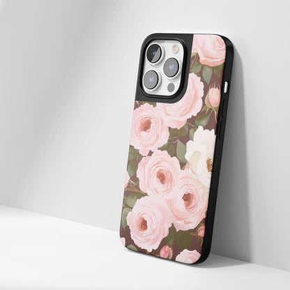 Industry-Level Tough Matte Pink Rose iPhone Case