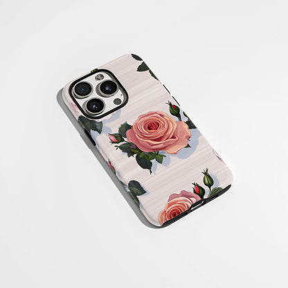 Double-Layer Semi-Handprinted Tough Matte iPhone Case