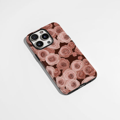 Double-Layer Semi-Handprinted Tough Matte iPhone Case