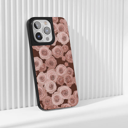 Industry-Level Tough Matte Pink Rose iPhone Case