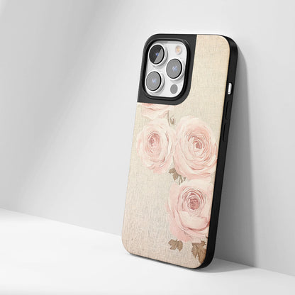 Industry-Level Tough Matte Pink Rose iPhone Case