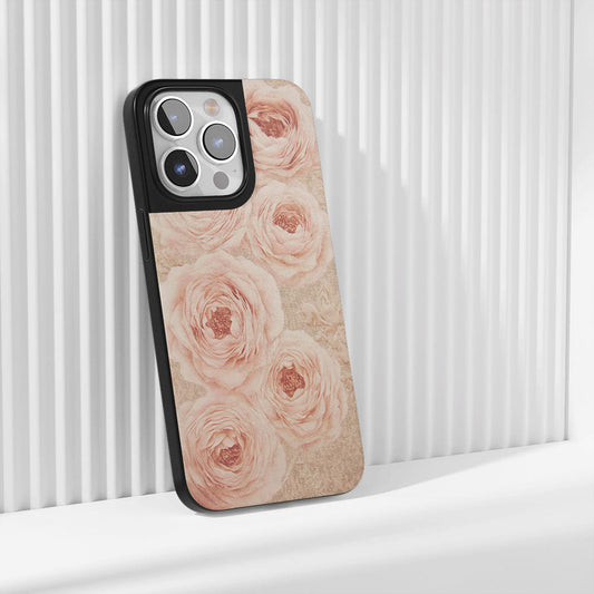 Industry-Level Tough Matte Pink Rose iPhone Case