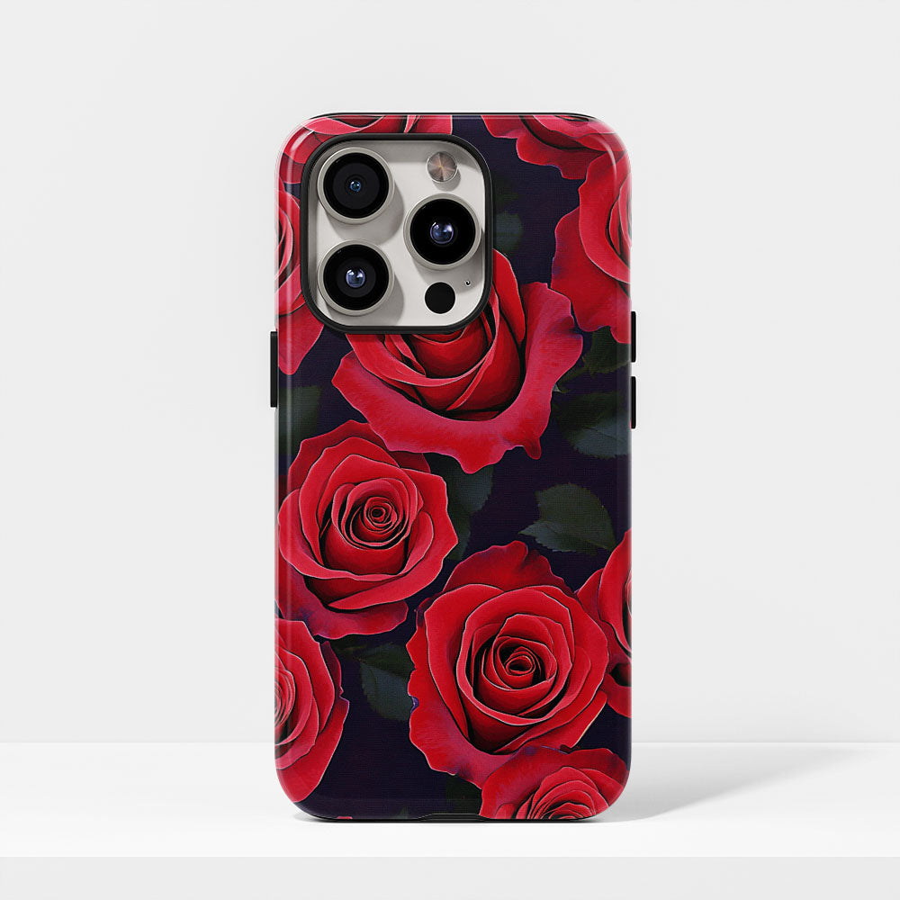 Double-Layer Semi-Handprinted Tough Matte iPhone Case