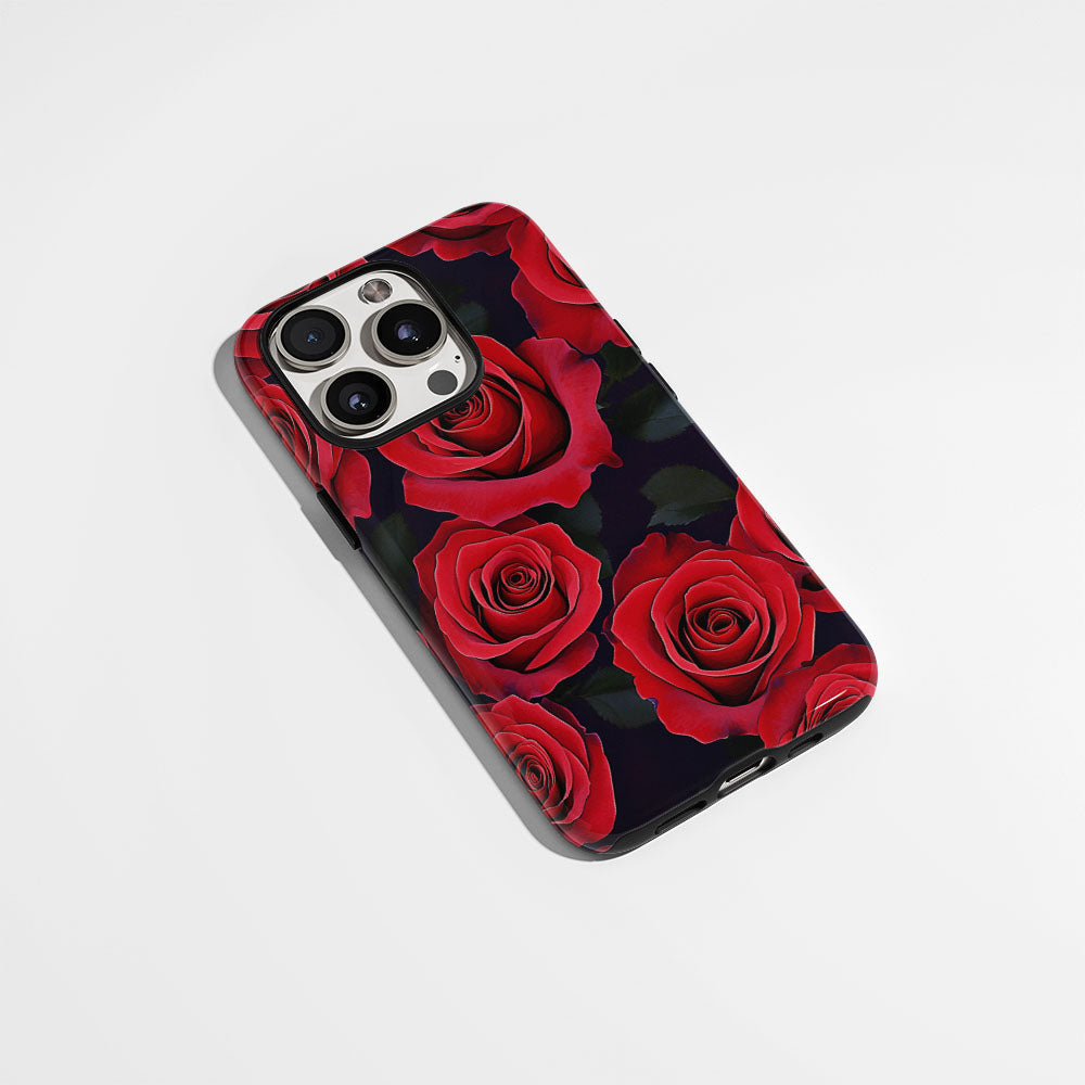 Double-Layer Semi-Handprinted Tough Matte iPhone Case