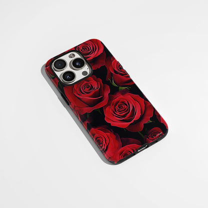 Double-Layer Semi-Handprinted Tough Matte iPhone Case