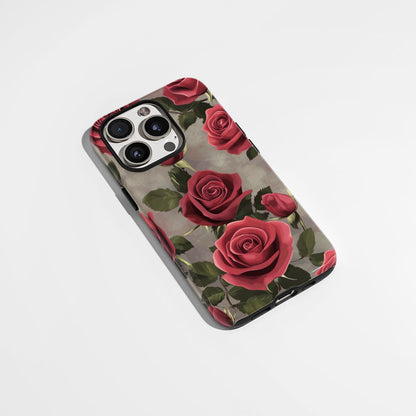 Double-Layer Semi-Handprinted Tough Matte iPhone Case