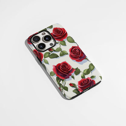 Double-Layer Semi-Handprinted Tough Matte iPhone Case