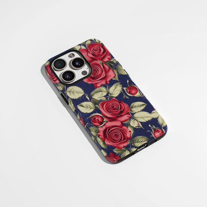 Double-Layer Semi-Handprinted Tough Matte iPhone Case