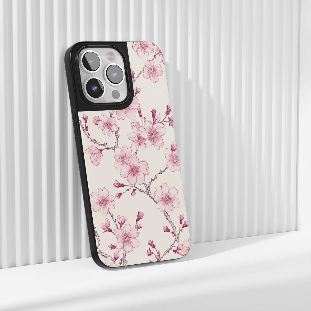 Industry-Level Tough Matte Sakura iPhone Case