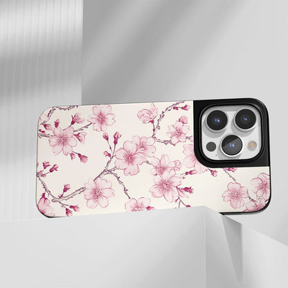 Industry-Level Tough Matte Sakura iPhone Case