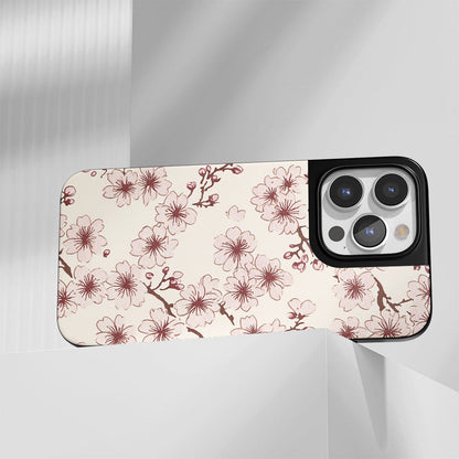 Industry-Level Tough Matte Sakura iPhone Case