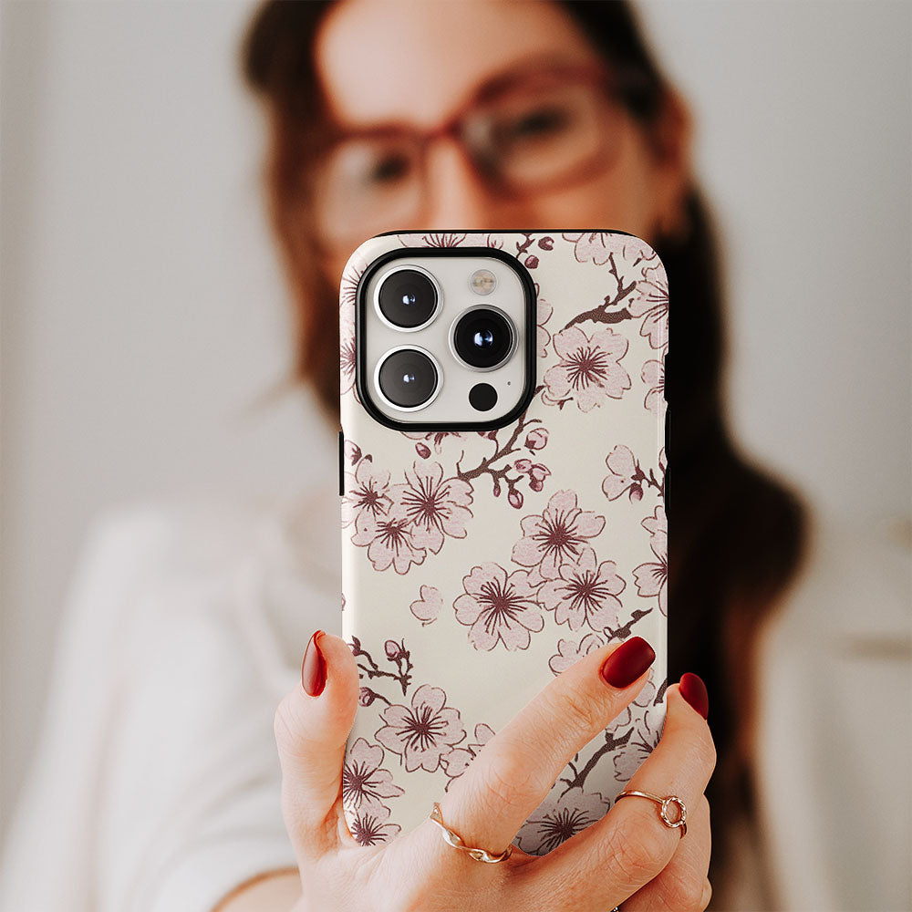 Double-Layer Semi-Handprinted Tough Matte iPhone Case