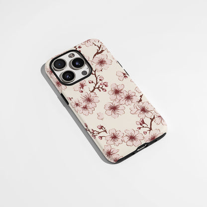 Double-Layer Semi-Handprinted Tough Matte iPhone Case