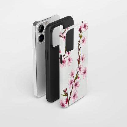 Double-Layer Semi-Handprinted Tough Matte iPhone Case