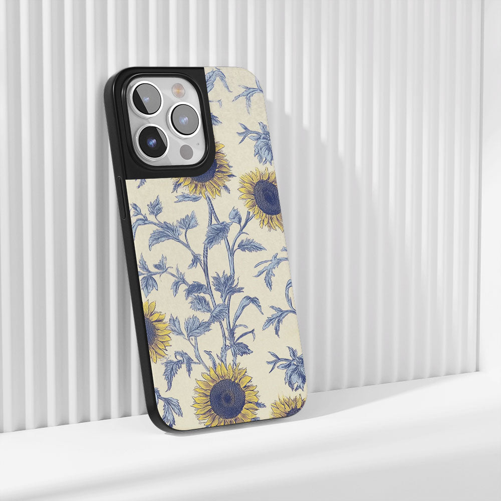 Industry-Level Tough Matte Sunflower iPhone Case