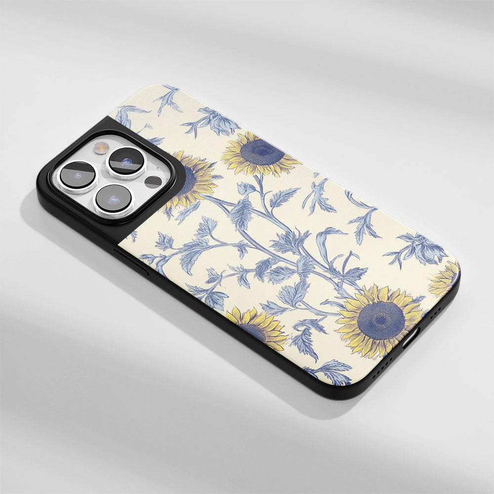 Industry-Level Tough Matte Sunflower iPhone Case