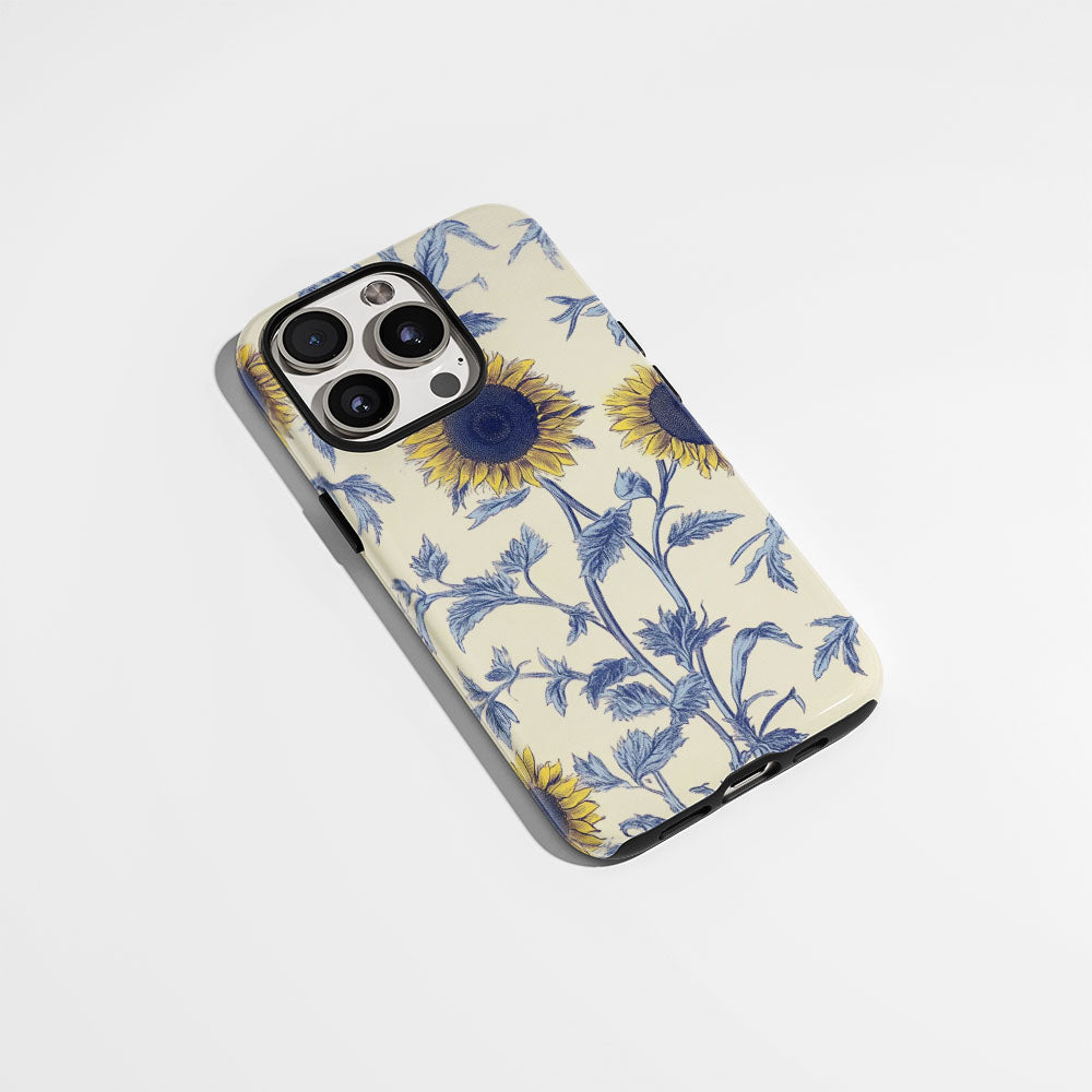 Double-Layer Semi-Handprinted Tough Matte iPhone Case