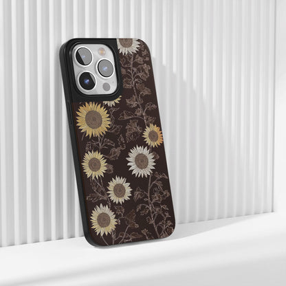 Industry-Level Tough Matte Sunflower iPhone Case