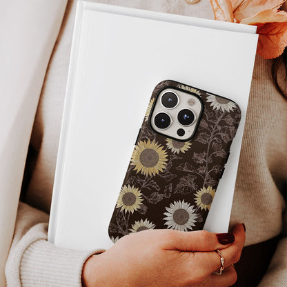 Double-Layer Semi-Handprinted Tough Matte iPhone Case