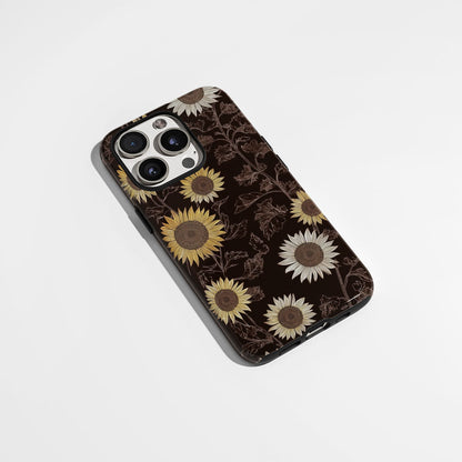 Double-Layer Semi-Handprinted Tough Matte iPhone Case