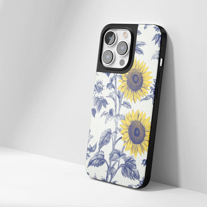 Industry-Level Tough Matte Sunflower iPhone Case