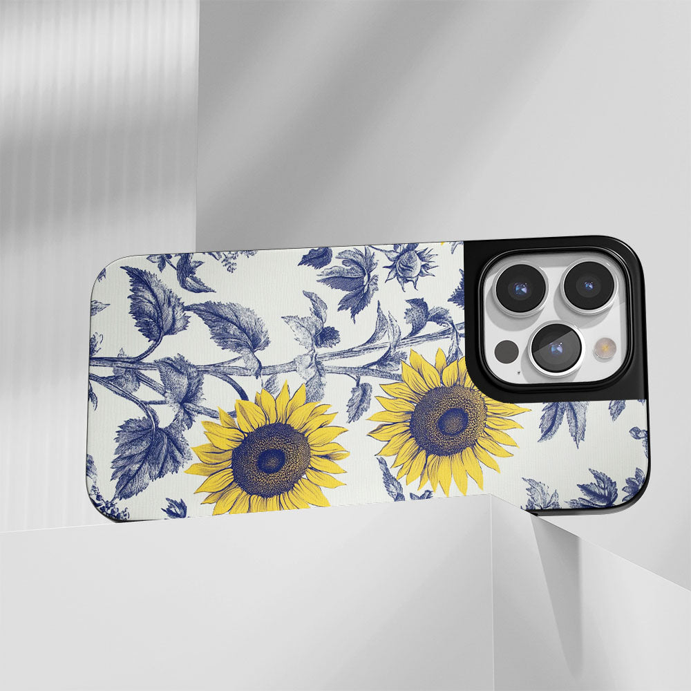 Industry-Level Tough Matte Sunflower iPhone Case