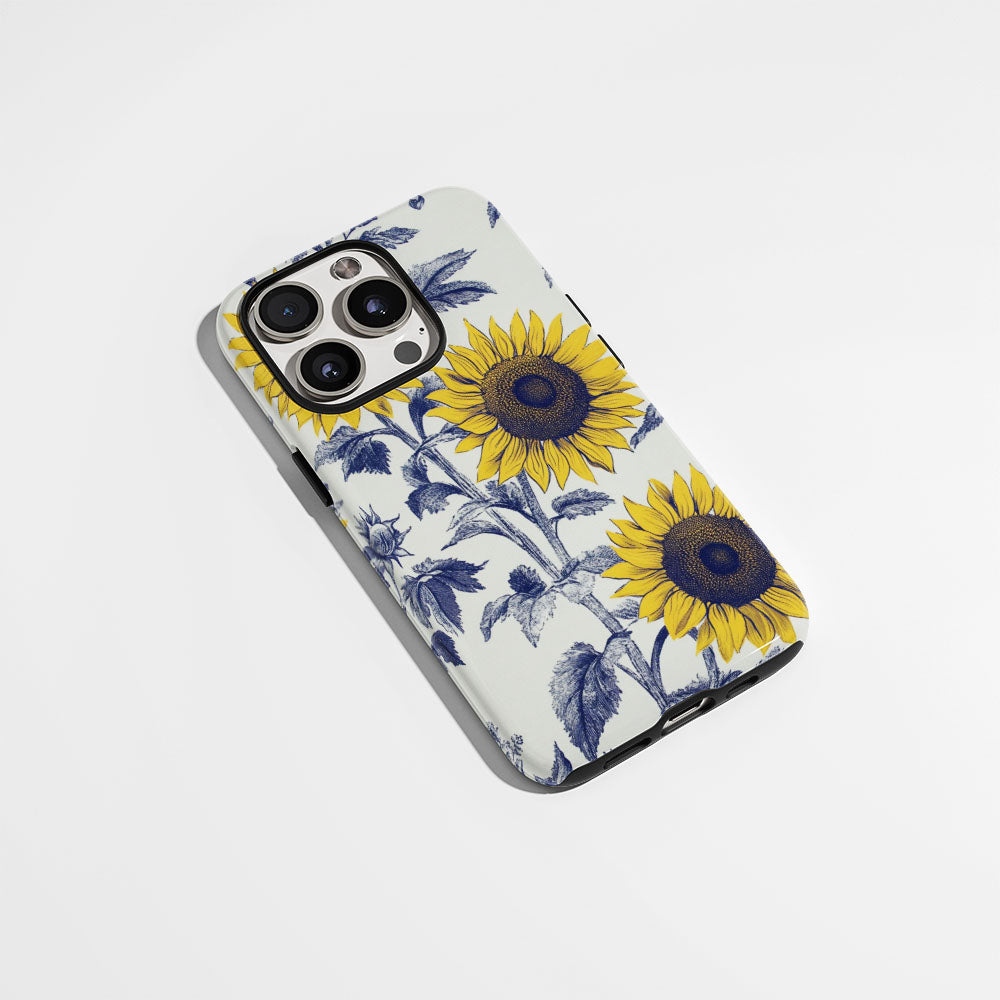 Double-Layer Semi-Handprinted Tough Matte iPhone Case