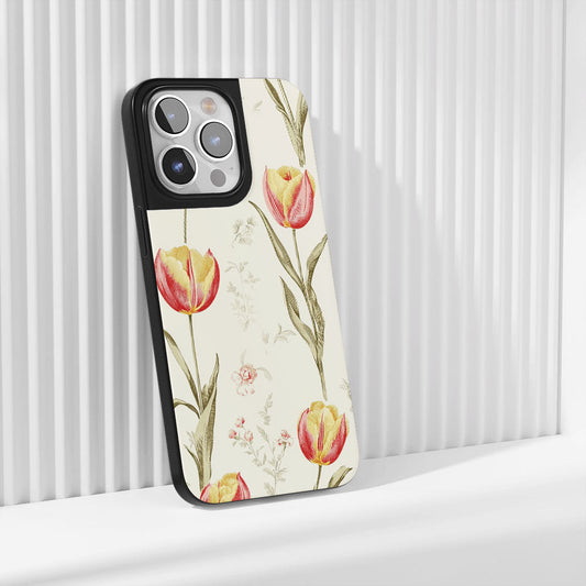 Industry-Level Tough Matte Tulip iPhone Case