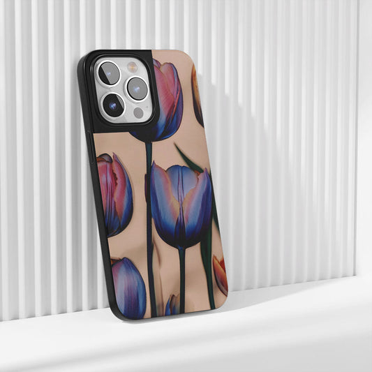 Industry-Level Tough Matte Tulip iPhone Case