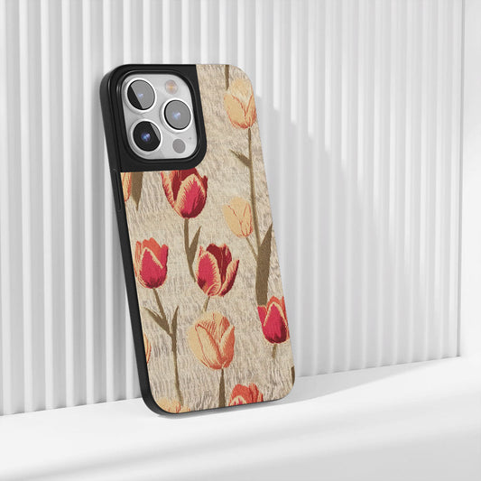 Industry-Level Tough Matte Tulip iPhone Case