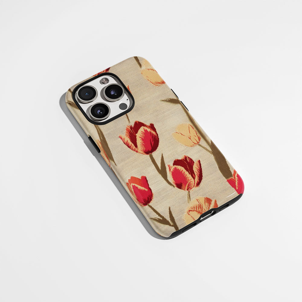 Double-Layer Semi-Handprinted Tough Matte iPhone Case