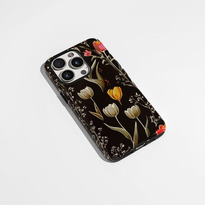 Double-Layer Semi-Handprinted Tough Matte iPhone Case